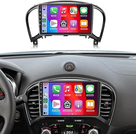 4 + 64 G Radio doppia DIN per Nissan Juke 2010 – 2014 Head Unit con schermo Bluetooth, schermo IPS touch screen 9 pollici con wireless carplay android auto navigatore wifi telecamera posteriore FM/RDS