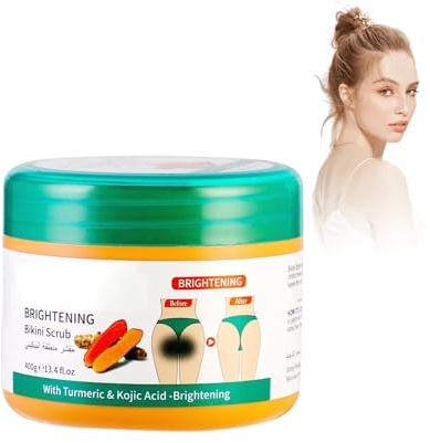 Po Peeling Mit Kurkuma, Sanftes Körperpeeling Für Weichere Und Strahlend Glatte Haut, Tägliche Pflegeroutine Zur Hautverfeinerung Und Belebung Des Hautgefühls, 400g Peeling für den Po