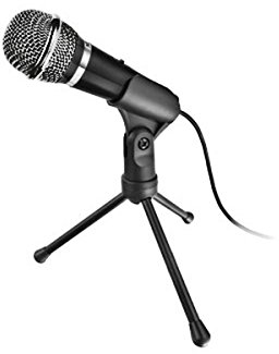 Trust Starzz - Micrófono para Ordenador, Negro