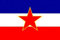 U24 Aufkleber Jugoslawien alt Flagge Fahne 8 x 5 cm Autoaufkleber Sticker