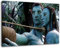 Avatar Format 100x70 cm Bild auf Leinwand, XXL riesige Bilder fertig gerahmt mit Keilrahmen, Kunstdruck auf Wandbild mit Rahmen