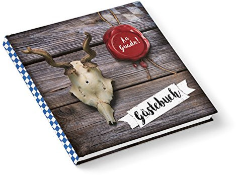 Logbuch-Verlag Gästebuch Hochzeit Geburtstag Jagd Geschenk Bayern Oktoberfest Reh-Geweih kurios Ferienwohnung bayerisch