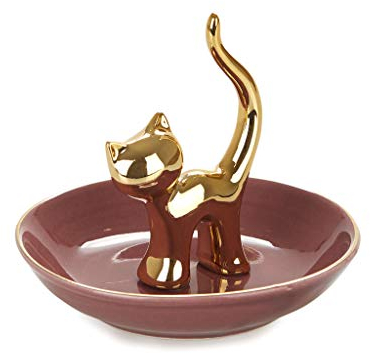 balvi Ringhalter Gatto Farbe Gold Dekorieren Sie Ihr Schlafzimmer mit diesem originellen Ringhalter i