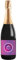 Bottiglia con etichetta personalizzata di Prosecco DOC Extra Dry - Idea regalo per compleanno esclusiva e originale (0,75L, Sfumato viola)