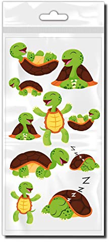 Schildkröten Comic Aufkleber Turtles Sticker Bike Rahmenaufkleber Schildkröten Set | D00114