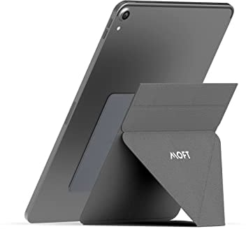MOFT Snap Tablet-Ständer, faltbar und einstellbar im Hoch- und Querformat, ultraschlanker Design iPad Ständer für den Schreibtisch, kompatibel mit 9,7 bis 12,9 Tablets, Grau