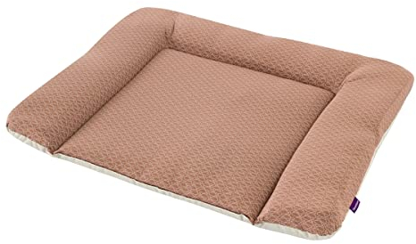Träumeland Wickelauflage Fische braun, PVC-frei, 75 x 85 cm - abwischbar, wasserabweisend, beidseitig verwendbar