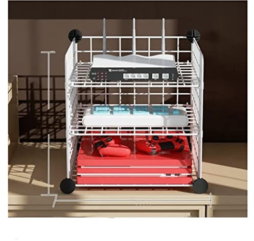 YUEYOULII Router Shelf Wireless WiFi Modem Modem Scaffale for stoccaggio Gestione Rack for la casa for Piccoli Oggetti (Color : A)