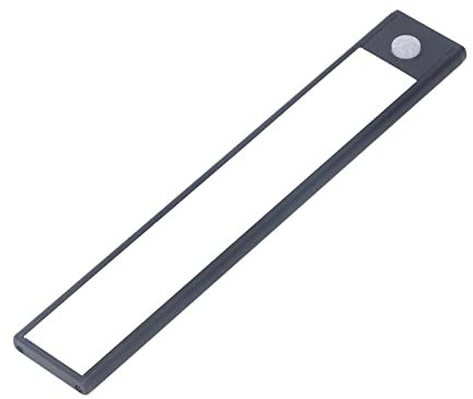 LED-Bewegungsmelder-Licht für den Innenbereich, Unter Dem Schrank, Schrankbeleuchtung, Magnetische Nachtlichtleiste für Küchenschubladen, Schränke (Schwarz)
