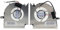 Ventilateur de processeur + GPU pour MSI GE75 RAIDER MS-17E2 GL75 PAAD06015SL-N417 N414 Ventilateur de refroidissement GPU 4 broches de rechange (CPU)