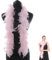 QEXUJOW Boa,Sciarpa di piume rosa da 1,2 m, sciarpa di piume, sciarpa di piume soffice per danza, matrimonio, Natale, Halloween, carnevale, accessori per costumi