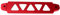 VINTORKY 1 Pièce Support de Batterie Aluminium Fixation Durable pour Voiture Accessoires Auto Rouge