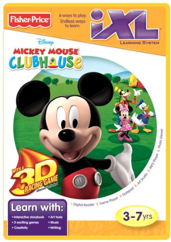 Fisher-Price iXL Learning System Software Mickey's Clubhouse 3D by