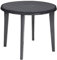 JARDIN 221062 Lisa Tisch rund Vollkunststoff graphit, 90 cm