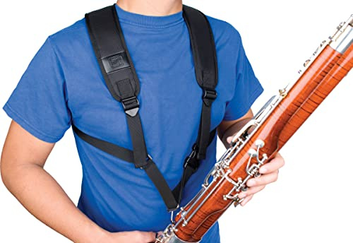 Protec Deluxe Padded Bassoon Harness with Open Metal Hook, Universal Size, Model A317