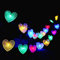 Solaires Coeur D'amour Lumières Extérieures,KINGCOO Imperméable 20ft 30LED Solaire étoilé Décoratif Guirlande Lumineuse avec 8 Modes pour Noël Halloween Mariage (Multicolore)