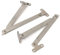 TOOLSTAR Charnières pliantes pour porte de placard - Charnières de support pour porte de placard - Charnières de support pour porte de placard - Charnières de support pour porte de placard (2 pièces)