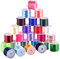 KONMAY 25 colori misti 523 metri 1,0 mm Nylon Rattail Satin Trim corda perline filo per annodare cinese, kumihimo, perline, macramé, creazione di gioielli