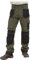 Leber&Hollman Arbeitshose für Herren - Sicherheitshose für Männer - mit Taschen für Kniepolster - Bundhose - Berufsbekleidung - Khaki-schwarz-grau - Größe 54