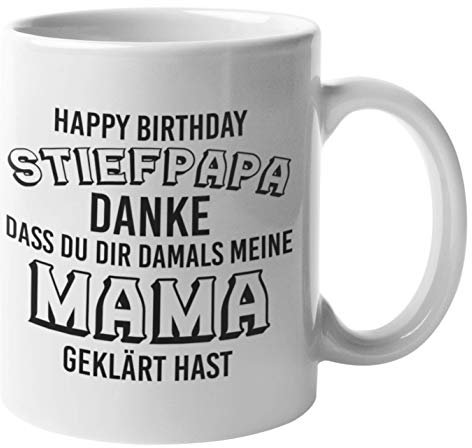 Stiefpapa Tasse Spruch Geschenk Lustige Sprüche Stiefvater Geschenk Geburtstag Geburtstagsgeschenk