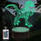 Dinosaurier Geschenke, Attivolife 3D Illusion Nachtlicht Kinder T-Rex Spielzeug, 16 Farben Ändern Fernbedienung Timer Optisches Schlafzimmer Dekor Perfekte Geburtstag Weihnachten für Jungen Kind