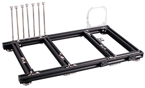 ATX Open PC Chassis, PC Test Bench MATX Computer Motherboard Open Air Case Bracket with Aluminum Profile Frame, Good Heatsinking, DIY Computer Case