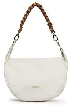 Nero Giardini E242047D Borsa Hobo Da Donna In Pelle - Latte