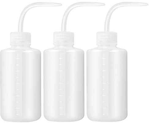 NATUCE 3 Pcs 250 Ml Arrosoir, Flacons Pissette avec Pipette,Arrosoir bouteille pissette, Flacon à Pissette en Plastique,Bouteille D'arrosage à Presser Squeeze Wash Bottle, pour Plantes, Laboratoires