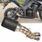 Tubo di scarico moto Riloer 51MM / 2 Tubo silenziatore di scarico in fibra di carbonio adatto per Ka-wa-saki Z900