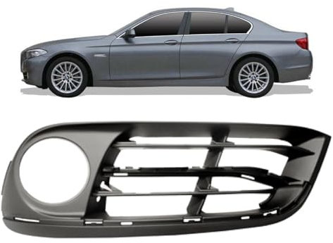 DM Autoteile 100395 Nebelscheinwerfer Gitter vorne links kompatibel für BMW 5er Touring F10 Facelift 2013-2016