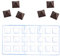 Pralinenform Polycarbonat, Transparent Schokoladenform, PC Transparent Süßigkeitenform, für Schokolade, Eiswürfel, Süßigkeiten, Hochzeitstorte, Valentinstag usw