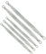 ESEWALAS - 5 correas universales de tierra para automóviles, correas profesionales de cable de conexión a tierra para vehículos, cable de tierra trenzado de cobre estañado con terminales de anillos,