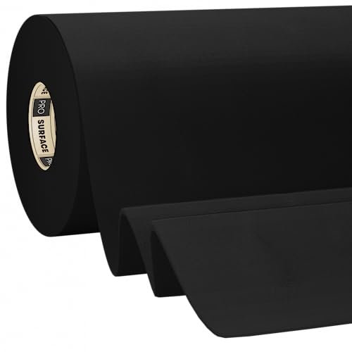 Black Van Lining Carpet 4 Way Stretch Camper Conversion Trim - 1 Metre x 2 Metre