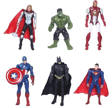 Figurines Cake Toppers Superhero Car Dashboard Figurine Avengers Figures Birthday Cake Toppers Decorations Marvel Action Figures Collectables Superheroes Birthday