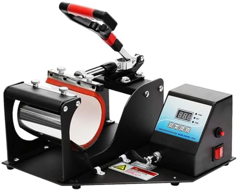 PEIXEN Mug Heat Press Machine With Digital Control, Sublimation Mug Press Printing For Latte Mugs, Durham Mugs, Money Boxes, Beer Steins, Cups Hot Transfer Printing