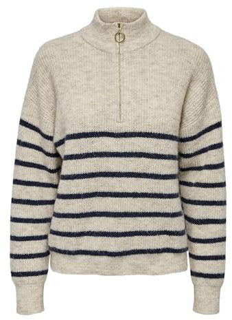 ONLTOKYO L/S Highneck Zip Pullover KNT