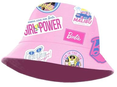Barbie Malibu-Bucket Kindermütze, Rosa, 25 x 15 cm