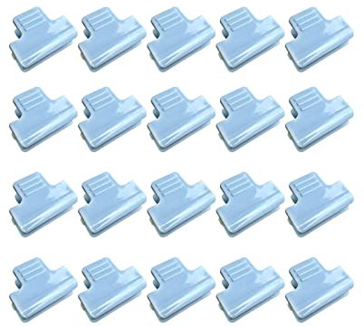 AWHAO 20 Pezzi Morsetti per Clip per Pellicola per Serra Morsetti per Serra Morsetti per Asta di Supporto Morsetti per Tubi per Il Fissaggio della, bulo 11mm