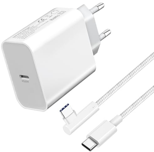 25W USB C Ladegerät Ladekabel für Samsung Galaxy A34 A36 A56 A26 5G/A53 5G/A54 5G/A33 5G/A23 5G/A16 A15 A14/A52 A52S/S24 FE/S23 Plus/S25/S22 S21/iPhone 16e 15,Typ C Netzteil Handy Schnellladegerät