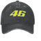 Neutrale Vr-46 Baseballkappe für Männer und Frauen, getragene Baumwollmütze, Vintage Style, verstellbar, für Outdoor-Laufen und Golfmode