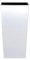 Stolmet Tall Flower Pot, Square Planter, Suitable for Indoor and Outdoor Usage, Perfect for Home and Garden Decoration, Capacity of 2L to 91.5L (White, 7.2 Litres)