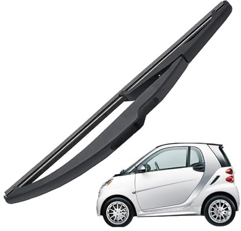 UUJYSEXW Wischerblätter für Smart Fortwo Coupe 451 2007 2008 2009 2010 2011 2011 2013 2014, Auto Windschutzscheibe Heckscheibenwischerblatt Langlebiger Auto Zubehör