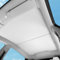 TOPABYTE Sunshade Roof for Tesla Model Y Juniper 2025 Upgrade Ice Crystal Foldable Car Glass Sunroof Shade Sunshades Heat Insulation Cover Roof Window UV Protection, Beige