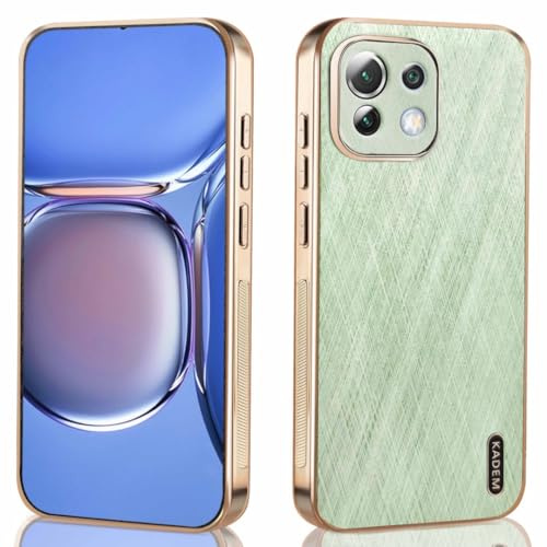 JNERBUYI Telefon Hülle für Xiaomi Mi 11 Lite 5G/4G/11 Lite 5G NE, Stoßfeste Handyhülle mit Kratzfester, Galvanisierte Modische Schutzhülle für Geschäft Geeignet.. Grün