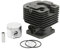 QHZOZMD Parti di Riparazione Set pistone Cilindro 40MM 42MM e 44MM Adatto for Stihl FS400 FS450 FS480 FS 400 450 480 Attrezzi da Giardino tagliaerba taglierina Pezzo di Ricambio(FS400 40MM)