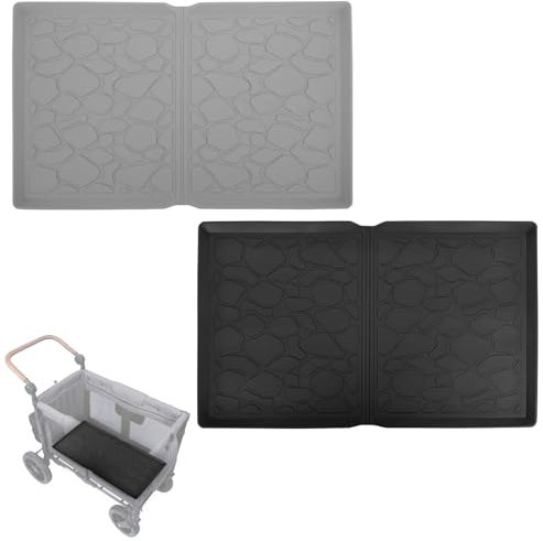 Silikon-Bodeneinlage, kompatibel mit Wonderfold W2 & W4, wasserdichte Kinderwagen-Auskleidung für Schmutz, Sand und Auslaufschutz, 2 Stück (W2)