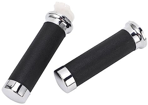 Yosoo Motorcycle Handlebar Grips Pack of 2 Non-Slip Rubber Ergonomic Design for 250 Steed VLX 400 600 Shadow 400 750 VT600 VT750