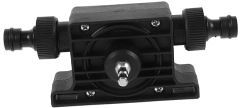 HAMPPLIES Electric Drill Powered Water Transfer Pump Compact Self Priming Hand Drill Pump for Gasoline Oil and Fluid Transfer Lightweight Design with High Efficiency and Easy Portability