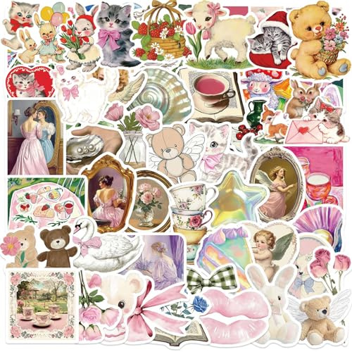 100 Stück Tiere Buch-Aufkleber für Kindle - Lustige Sticker für Bücher, Verschiedene Muster Sticker-Wasserdichte Vinyl Aufkleber für Trinkflaschen, Laptop, Booktok, Tagebuch, Geburtstag Geschenke