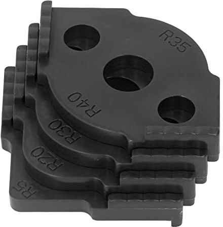 ERYUE Radius Jig Router-Schablone. Effiziente Holzbearbeitungs-Ecklehre für Fotorahmen, Tische, Hocker – Langlebiges ABS-Material (Schwarz)
